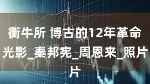 衡牛所 博古的12年革命光影_秦邦宪_周恩来_照片