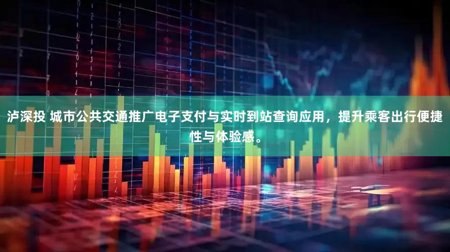 泸深投 城市公共交通推广电子支付与实时到站查询应用，提升乘客出行便捷性与体验感。